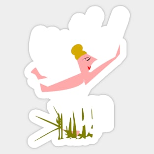 Wild Yoga Sticker